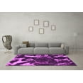 thumbnail image 3 of Ahgly Company Indoor Square Abstract Pink Modern Area Rugs, 5' Square, 3 of 4