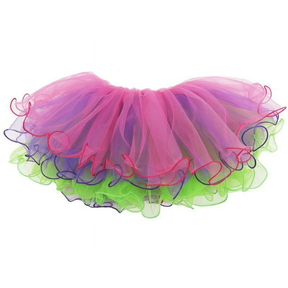 Wenchoice Rainbow Wavy Reversible Tutu Girls M(2-4 Years)
