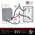 thumbnail image 5 of Interruptor de luz con sensor de movimiento GE, 150°, 9 m, detección de pared, 5 of 5