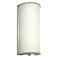 thumbnail image 4 of Kichler Lighting 10693PN 12" 1 Light Fluorescent Wall Sconce in Polished Nickel,, 4 of 4