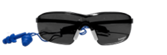 Hart Tinted Glasses and Ear Protection Kit, Personal Protection Equipment