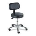 thumbnail image 2 of Safco Vinyl Lab Stool with Adjustable Pneumatic Lift in Black, 2 of 3