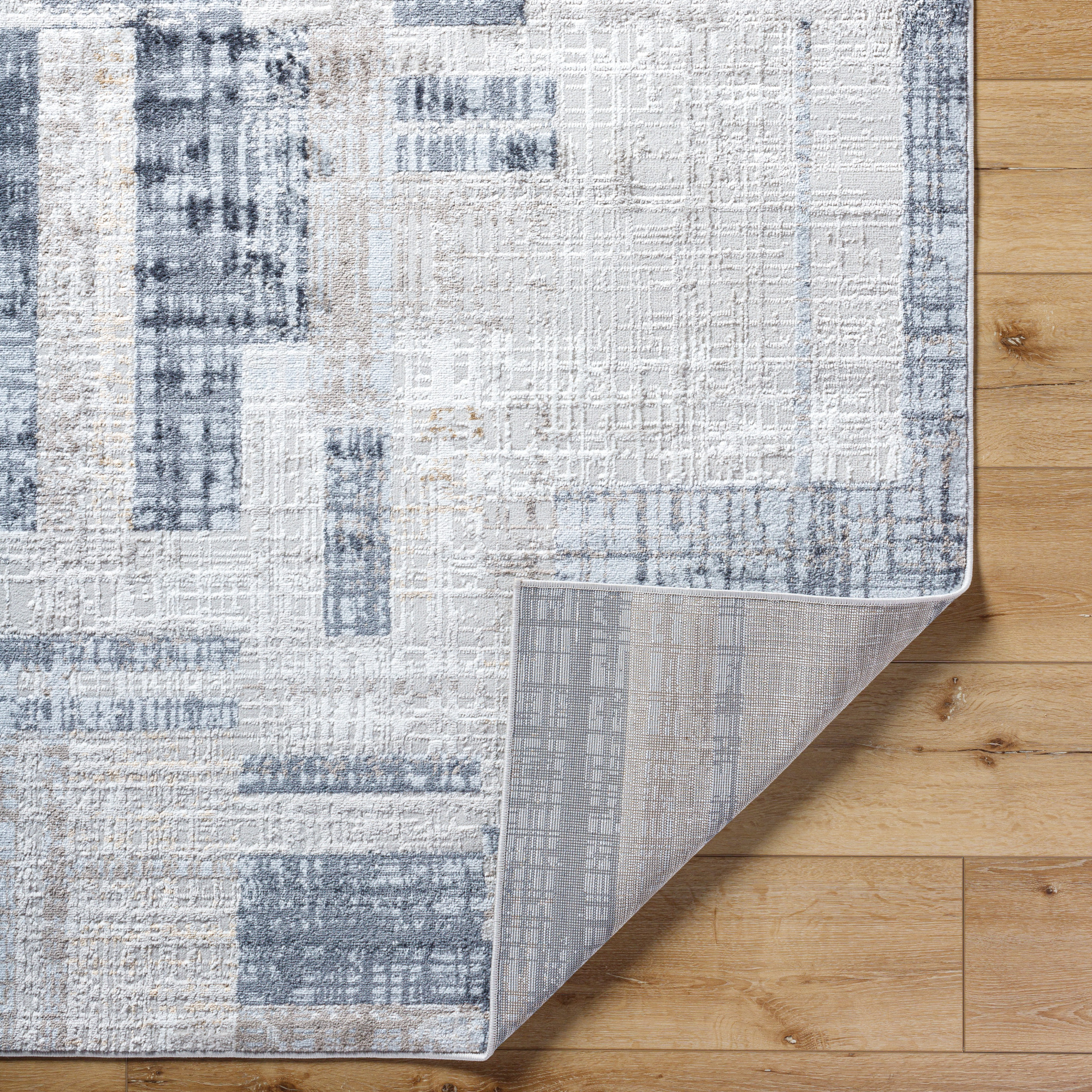 Artistic Wavers Mood Area Rug, 5'3" x 7', Denim/Beige