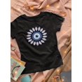 thumbnail image 3 of Evil Eye With Feathers Shaped T-Shirt Women -Image by Shutterstock, Female 3X-Large, 3 of 4