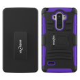 thumbnail image 2 of LG G6 Case, Mignova Rugged Plastic Heavy Duty Armor Holster Defender Full Body Protective Hybrid Case Cover with Kickstand and Belt Swivel Clip for LG G6 2017 Release (Purple), 2 of 5