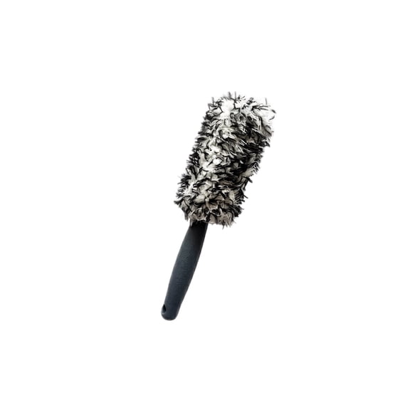 Long Handle Car Wheel Brush Plush Tire Cleaning Tool Soft Bristle Rim Brush for Wheels Tires and Trim Detailing