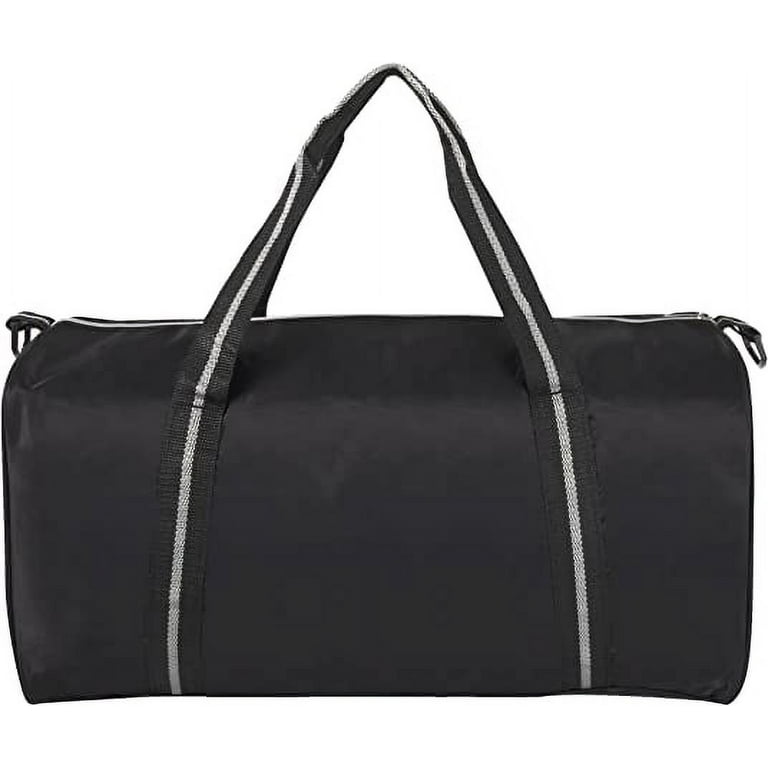  Bulk Duffle Bags Wholesale 24 Pack Duffles for Travel, 40  Liter 20 Inch Wide Open Heavy Duty Duffle Bags with Shoulder Straps