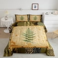 thumbnail image 2 of Feelyou Tropic Green Leaves Bedding Comforter Set, Vintage Rustic Botanical Twin Comforter Sets, Teens Kids Boys Girls Reversible Bedding Set, Super Cozy Room Decor, 2 Pieces, 2 of 8