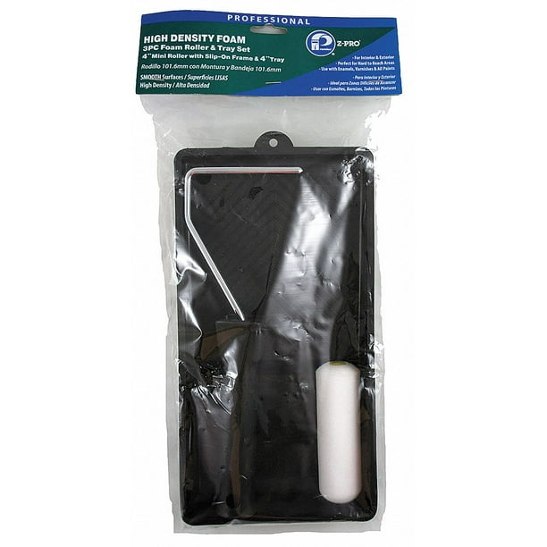 Premier Paint Roller Kit,4 in.,Foam,All Paints 53861