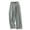 B-Green, variant on Casual Pants for Men Adjustable Waist Drawstring Breathable Loose Grid Print Pants M C-Orange