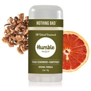 Humble Brands Natural Deodorant, Texas Cedarwood & Grapefruit, 2.5oz