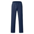 thumbnail image 2 of Aayomet Mens Pants Mens Cargo Pants,Elastic Waist Sweatpants for Men Casual Long Trousers Light Jogger Pants,Navy XXL, 2 of 5