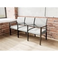 thumbnail image 4 of Pemberly Row Waiting Reception 3 Seat Tandem Seating Wood Frame in Gray, 4 of 5