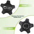 thumbnail image 5 of Exquisite Car Wheel Center Cap Cover for 500X 2016-2022 6AN68LXHAA Dust Cover Car Accessories Black, 5 of 5