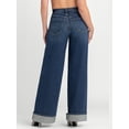 thumbnail image 3 of Jessica Simpson Women's and Women's Plus Freesia Wide Leg Jeans, 30", 32", and 34" Inseams, Sizes 2-24W, 3 of 7