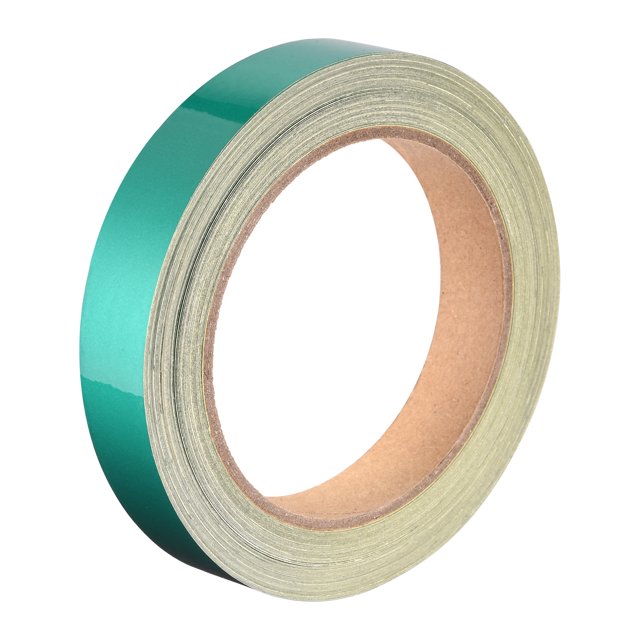 Unique Bargains Reflective Tape Green, 20mm x 25m, Outdoor Waterproof Warning Tape For Bikes, RV, and Boat Marking