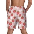 thumbnail image 4 of Goofa Floral Strawberr Printed Men's Swim Trunks Board Shorts Quick Dry Mens Swimming Trunks with Compression Liner,Breathable Fit Hawaii Beach Shorts-, 4 of 9