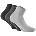 thumbnail image 1 of Rohner Basic Calcetines unisex, paquete de 3 - Sneaker Plus, algodón Gris 35-38, 1 of 4
