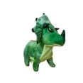 thumbnail image 1 of Dinosaurio De Peluche Triceraptors Verde Con Movimiento Y Sonido Importadora La Merced Tela de Felpa, 1 of 4