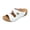 White, variant on Willtoo Flat Sandals Women Dressy Non Slip, Arch Support, Orthopedic Comfortable Walking Sandal