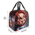 thumbnail image 3 of Saiise Chucky Print Lunch Box for Men Women Adults Lunch Bag for Office Work Picnic - Reusable Portable Lunchbox, 3 of 8