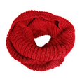 thumbnail image 4 of ALLYDREW Thick Knitted Winter Infinity Circle Scarf and Slouchy Beanie Set, Red, 4 of 4