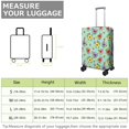 thumbnail image 4 of Pioneer Flower Floral Print Pattern Luggage Cover,Stretch Suitcase Dust Cover with Top & Side Openings, High Stretch Gift Ideas for Holiday Birthday Gifts,S(18-20in), 4 of 7
