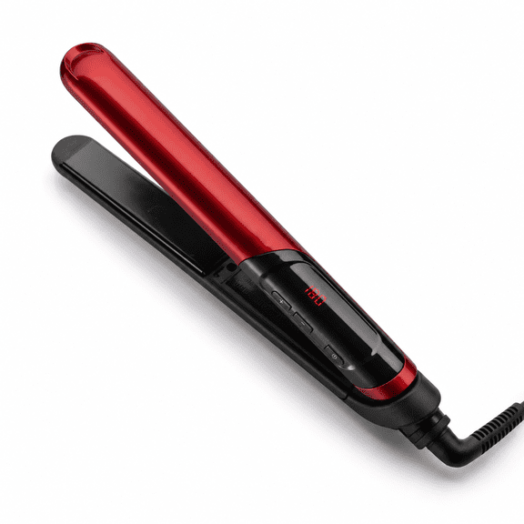 Hair Straightener, 110-240V Flat Iron Hair Straighteners for Women | Black Travel Straighteners 15s Fast Heat, Ceramic Negative Ion Plate, 320-450℉, Temp Memory, Auto-Off, with Clips