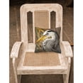 thumbnail image 2 of Carolines Treasures JMK1229PW1818 Blue Heron Canvas Fabric Decorative Pillow  18H x18W multicolor, 2 of 2