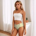 thumbnail image 4 of Womens Underwear - No Show Seamless Underwear for Women, Cute Citrus Color Pineapple Soft Stretch Women's Panties, Hipster Ladies Panties Breathable Bikini Underwear Briefs, 4 of 5