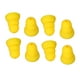 thumbnail image 3 of piezas de tapones para los oídos para audífonos de 3 capas de silicona suave de repuesto para audífonos de bolsillo BTE ITE, tapones para los oídos, color amarillo, 3 of 12