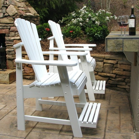 Painted Adirondack Footrest - Weathercraft Designers Choice Painted Balcony Adirondack Chair with Footrest