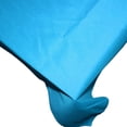 thumbnail image 2 of Faux Silk Dupioni Tablecloth Turquoise, 2 of 2