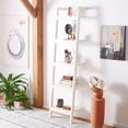 thumbnail image 2 of SAFAVIEH Yassi Modern Style 5 Tier Leaning Etagere, White (18.1 in. W x 11 in. D x 72.4 in. H), 2 of 12