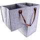 thumbnail image 4 of Fabric Basket Stair Ladder Organizer Basket Organizer For Home Use Grey 16.51X16.51X9.43in 1Pack, 4 of 5