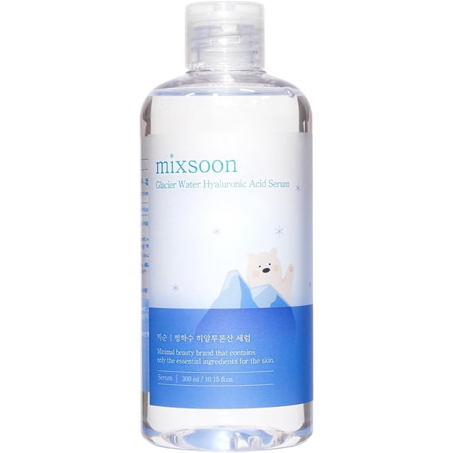 MIXSOON | Glacier Water Hyaluronic Acid Serum for Face Hydrating, 10.14 fl.oz 300ml
