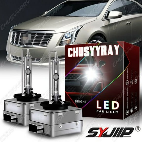 2X Hid Xenon Factory Headlight Bulbs for Cadillac Xts 2013 To 2017 High/Low Beam