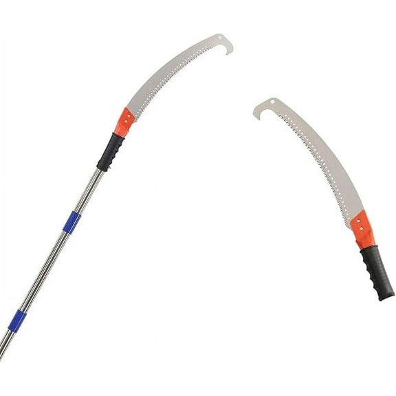 AEASKIEY 7ft Pole Saw, Extend Long Handle Saw for Tree Trimming, Blade Tree Trimmer Pole, Yard Trimmr Pole and Patios Trees Branches Cutting