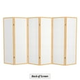thumbnail image 6 of Red Lantern 5 ft. Tall Double Cross Shoji Screen - Natural - 6 Panels, 6 of 6
