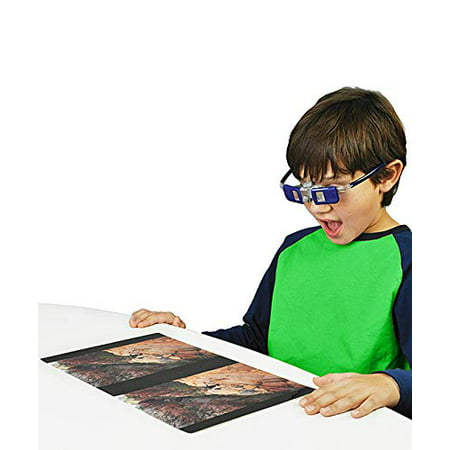 Play Visions Kids H2O 3D Glasses - Unique Toy, Just Add Water for an Instant 3D Experience - Works with Computer Screens, Laptops, Tablets, Flat Screen TV's, and More