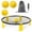 Yellow, variant on CZBZ Roundnet Game Set for Kids & Adults, Portable Outdoor Lawn Beach Games with 2 Balls, Pump, Carry Bag, Heavy-Duty Round Net Set for Backyard, Camping, Family Party & Tailgating