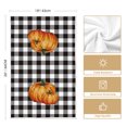 thumbnail image 6 of Sm:)e Pumpkin Buffalo Plaid Fall Kitchen Dish Towels 18x26 Inch Set of 2, 6 of 6