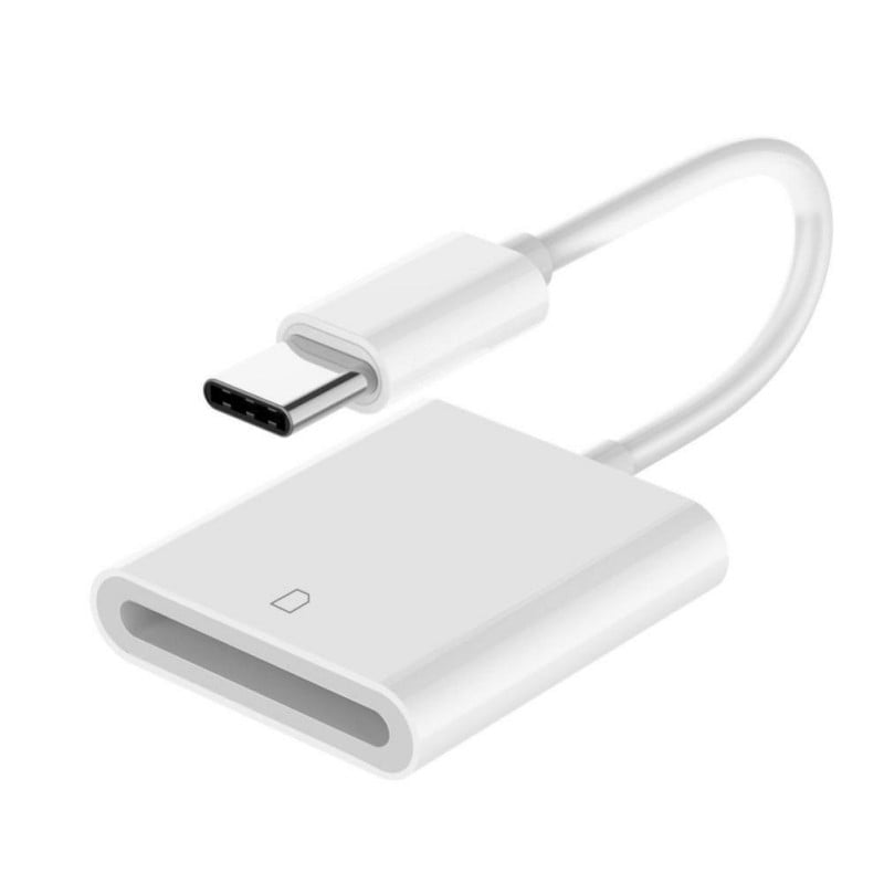 dubbel kathedraal Platteland USB-C Type-C to SD-Card Camera Reader Adapter for Apple For Macbook Pro -  Walmart.com
