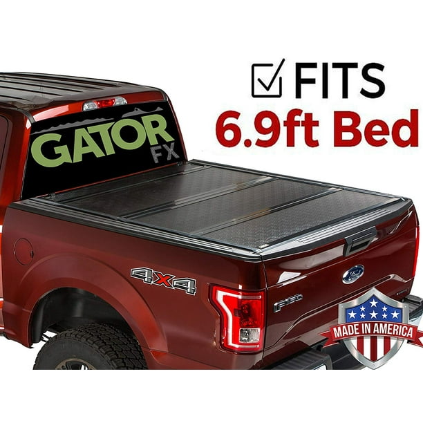 Gator Fx Fits 2017 2019 Ford Super Duty F250 F350 6 9 Ft Hard Folding Tonneau Truck Bed Cover Made In The Usa Walmart Com Walmart Com