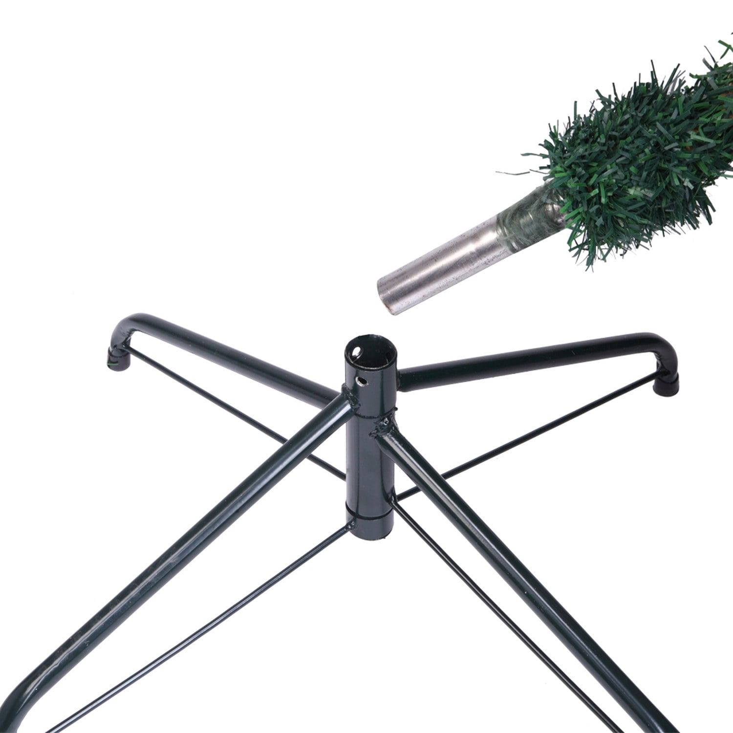 Astoutdoor 7 ft White PVC Christmas Tree with 870 Branches