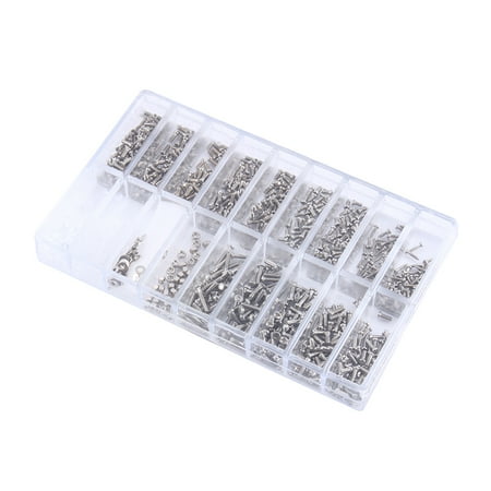 

Eyeglasses Screws Stainless Steel Stainless Steel And Plastic Approx. 1000PCS Watch Screws For Glasses For Very Few Watches For Clocks