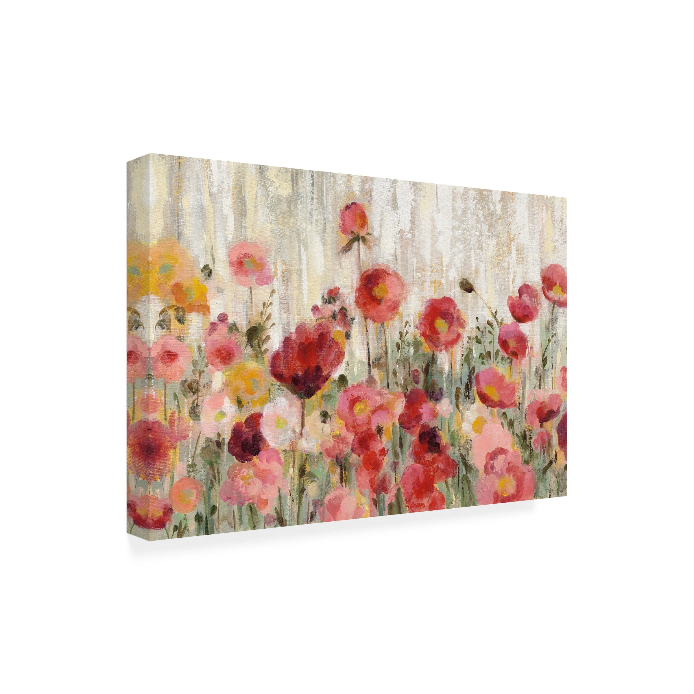 Silvia Vassileva 'Sprinkled Flowers Crop' Outdoor All-Weather Wall Decor