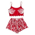 thumbnail image 1 of Shorts de Pyjama pour Femmes Ensemble de Maillot de Bain Shorts de Pyjama pour Femmes Hauts de Pyjama pour Femmes Grande Poitrine Bandeau Hauts de Pyjama pour Femmes Shorts de Compression pour la Natation, 1 of 6