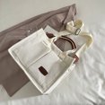 thumbnail image 4 of Bolso Mano Pana Bolso Hombro Informal Bolso Hobo para Mujer Gran Capacidad (blanco), 4 of 9