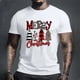 thumbnail image 2 of Camiseta divertida con estampado de letras navideñas para hombre, tendencia Hip Hop, camisetas de manga corta Harajuku, camisetas informales con cuello redondo, ropa de Navidad a la moda, 2 of 4